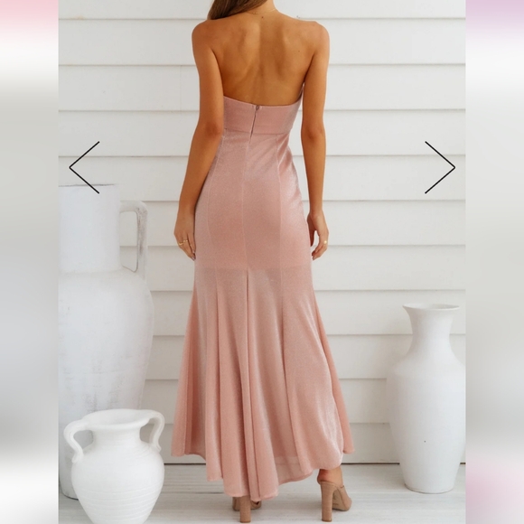 Hello Molly maxi dress in rose - Picture 2 of 7